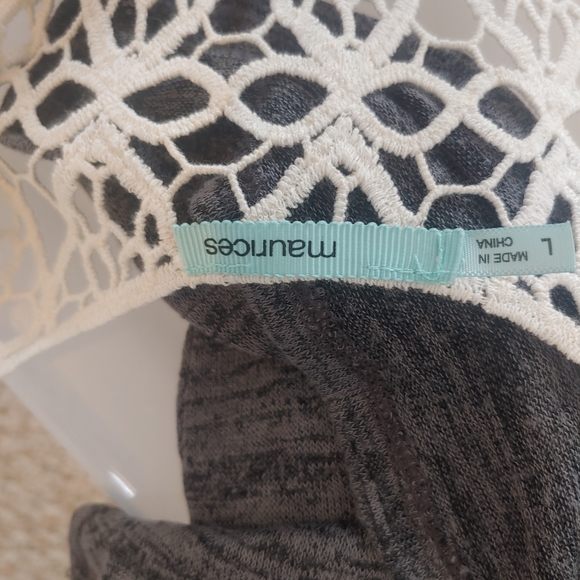 Maurices Cream Crochet Lace Tank Top - Picture 2 of 9